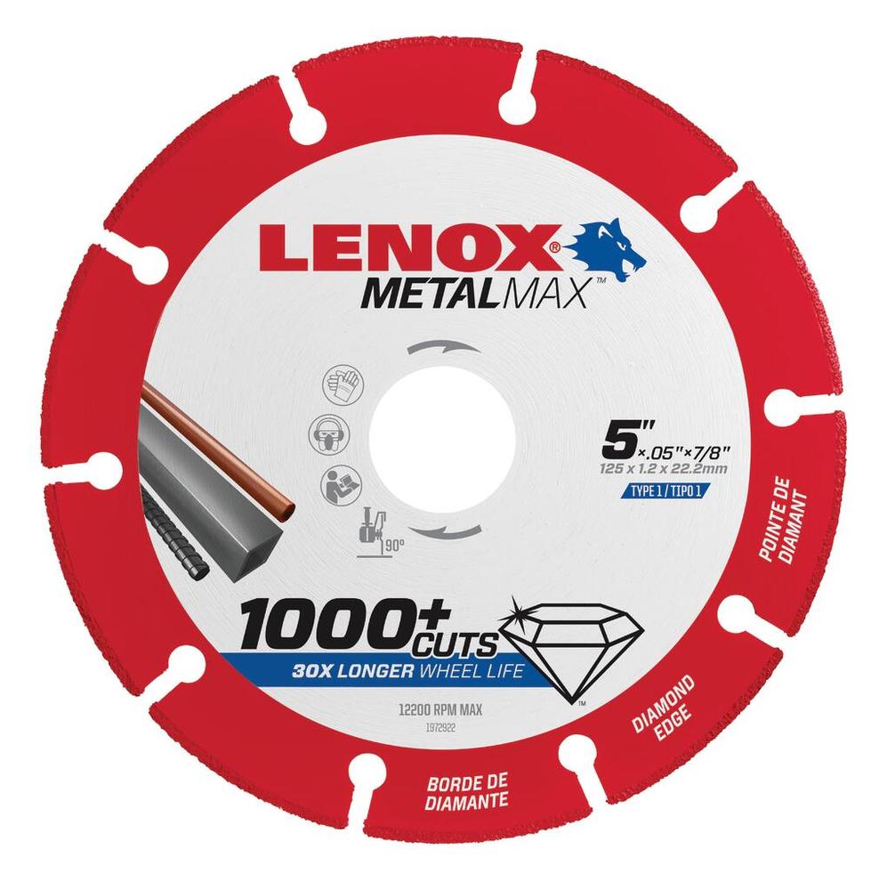 Metal Max 5&#34; x 7/8&#34; Angle Grinder Diamond Cut Off Wheel<span class=' ItemWarning' style='display:block;'>Item is usually in stock, but we&#39;ll be in touch if there&#39;s a problem<br /></span>