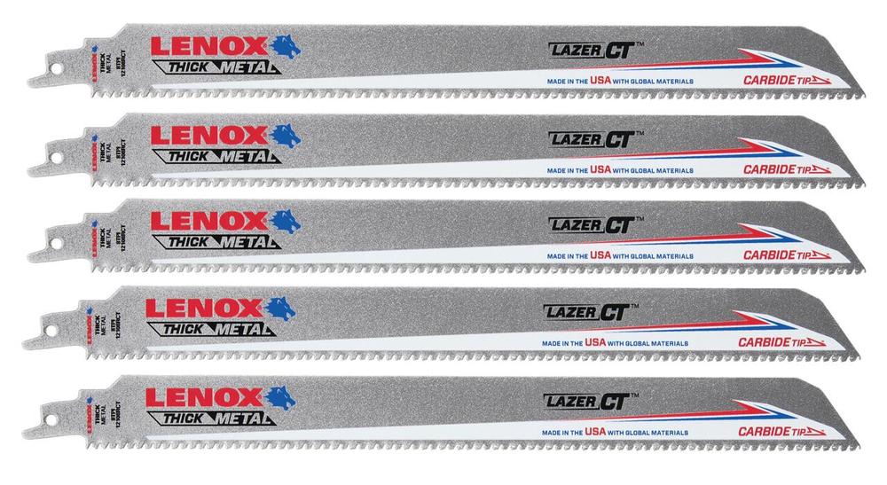12 X 1 X 050 X 8TPI LAZER CT Recip 5PK<span class=' ItemWarning' style='display:block;'>Item is usually in stock, but we&#39;ll be in touch if there&#39;s a problem<br /></span>