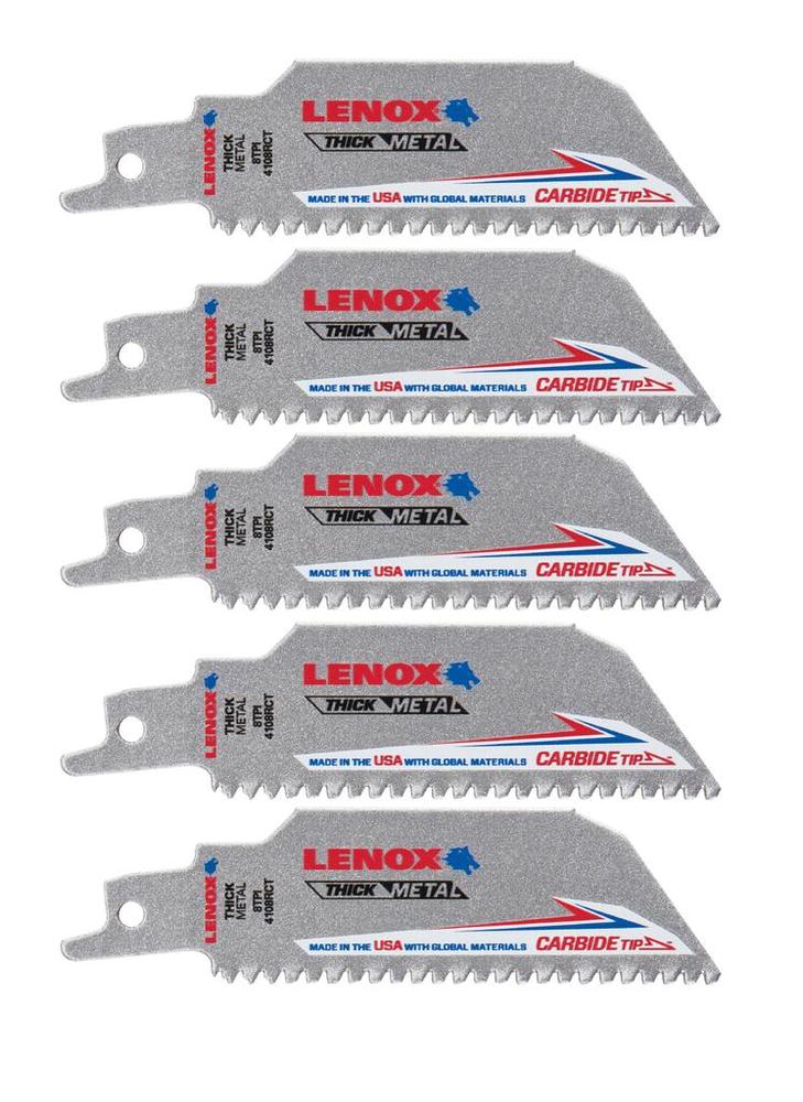 4&#34;x1&#34; 8TPI LAZER Carbide Tipped Extreme Metal Recip 5 pk<span class=' ItemWarning' style='display:block;'>Item is usually in stock, but we&#39;ll be in touch if there&#39;s a problem<br /></span>