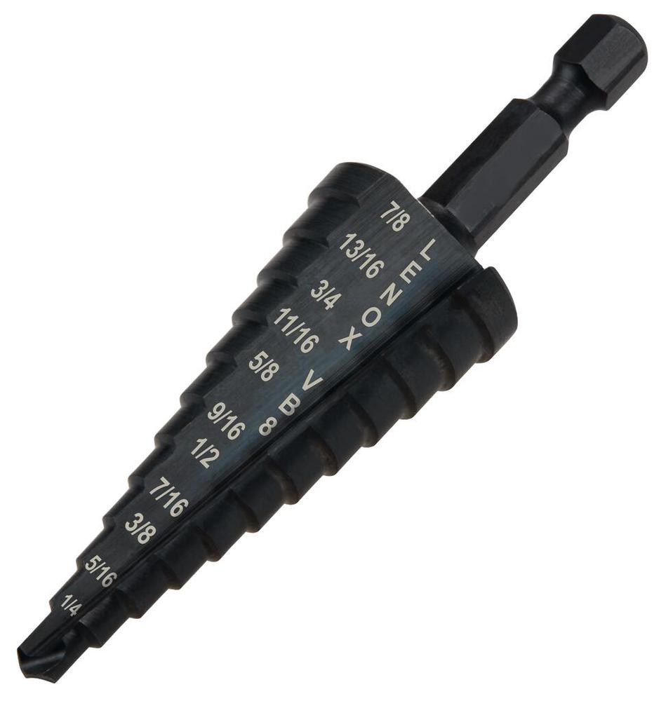 Vari-Bit Step Drilling #8-3/16&#34; 7/8&#34; 12 Sizes<span class=' ItemWarning' style='display:block;'>Item is usually in stock, but we&#39;ll be in touch if there&#39;s a problem<br /></span>