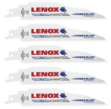 Lenox 203706066R5 - 6"x1" 6TPI Demolition Nail Embedded Wood Recip 5 pk