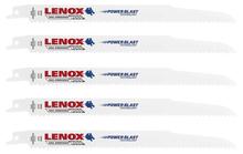 Lenox 20582956R - 9"x3/4" 6TPI Bi-Metal Nail Embedded Wood Recip 5 pk