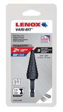 Lenox 30883VB3 - Vari-Bit Step Drilling #3-1/4" 3/4" 9 Sizes