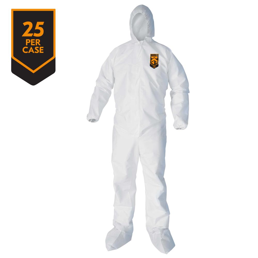 Kleenguard A40 Liquid & Particle Protection Coveralls (44333)<span class=' ItemWarning' style='display:block;'>Item is usually in stock, but we&#39;ll be in touch if there&#39;s a problem<br /></span>