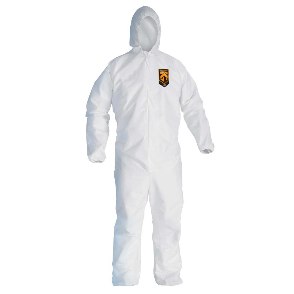 Kleenguard A20 Breathable Particle Protection Hooded Coveralls (49114)<span class=' ItemWarning' style='display:block;'>Item is usually in stock, but we&#39;ll be in touch if there&#39;s a problem<br /></span>