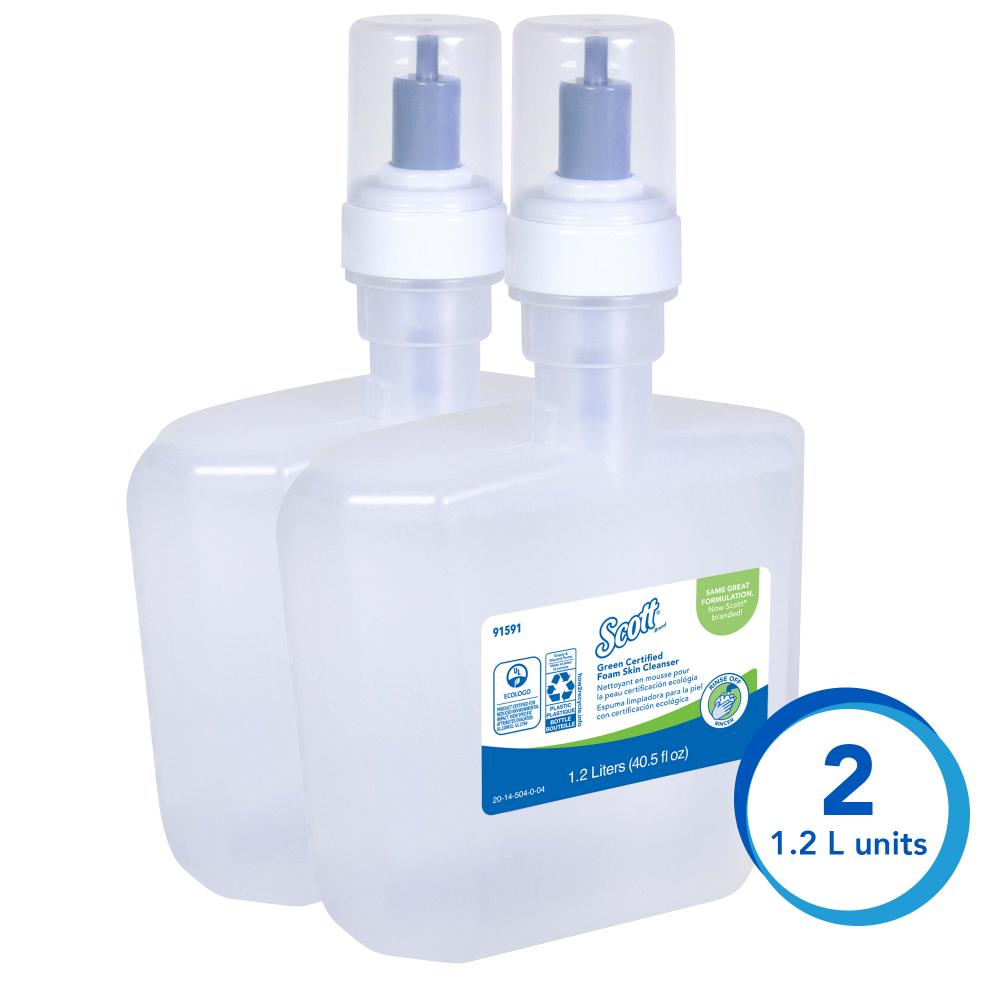 Scott Essential (formerly Kleenex) Green Certified Foaming Hand Soap (91591)<span class=' ItemWarning' style='display:block;'>Item is usually in stock, but we&#39;ll be in touch if there&#39;s a problem<br /></span>