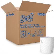 Kimberly-Clark 02001 - Scott Essential High Capacity Hard Roll Paper Towels (02001)