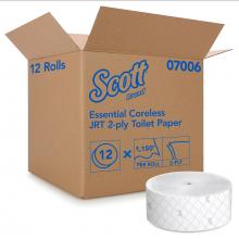 Kimberly-Clark 07006 - Scott Essential Jumbo Roll Coreless Toilet Paper (07006)