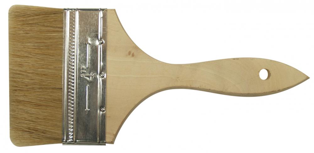 4&#34; CHIP BRUSH WITH WOOD HANDLE<span class=' ItemWarning' style='display:block;'>Item is usually in stock, but we&#39;ll be in touch if there&#39;s a problem<br /></span>
