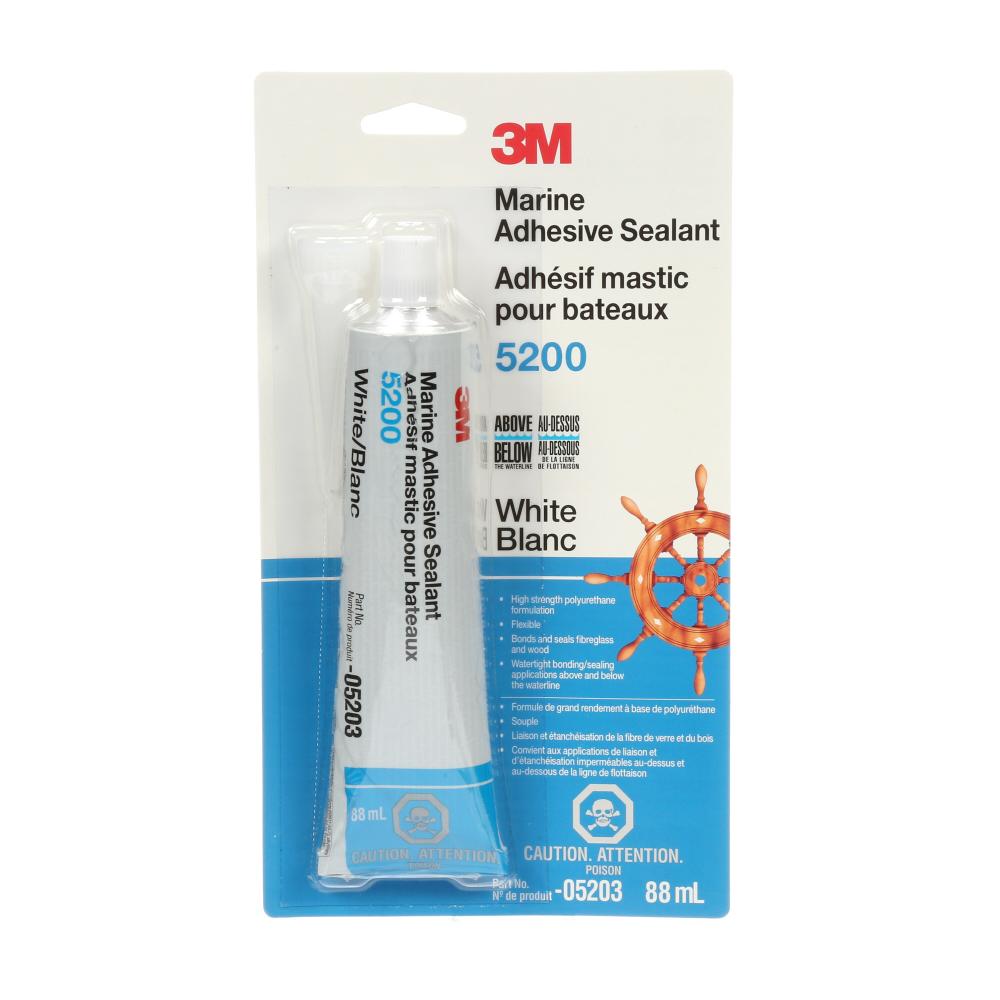 3M Marine Adhesive Sealant, 5200, white, 3 fl oz (88.72 mL), tube<span class=' ItemWarning' style='display:block;'>Item is usually in stock, but we&#39;ll be in touch if there&#39;s a problem<br /></span>