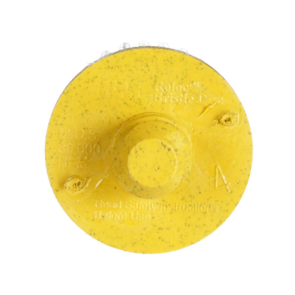 Scotch-Brite Roloc Bristle Disc, 07531, yellow, 80, 2 in 5.08 cm)<span class=' ItemWarning' style='display:block;'>Item is usually in stock, but we&#39;ll be in touch if there&#39;s a problem<br /></span>