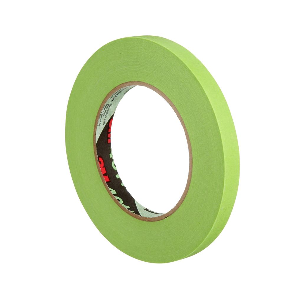 3M High Performance Masking Tape, 401+, green, 6.7 mil (0.17 mm), 1/2 in x 60 yd (12 mm x 55 m)<span class=' ItemWarning' style='display:block;'>Item is usually in stock, but we&#39;ll be in touch if there&#39;s a problem<br /></span>
