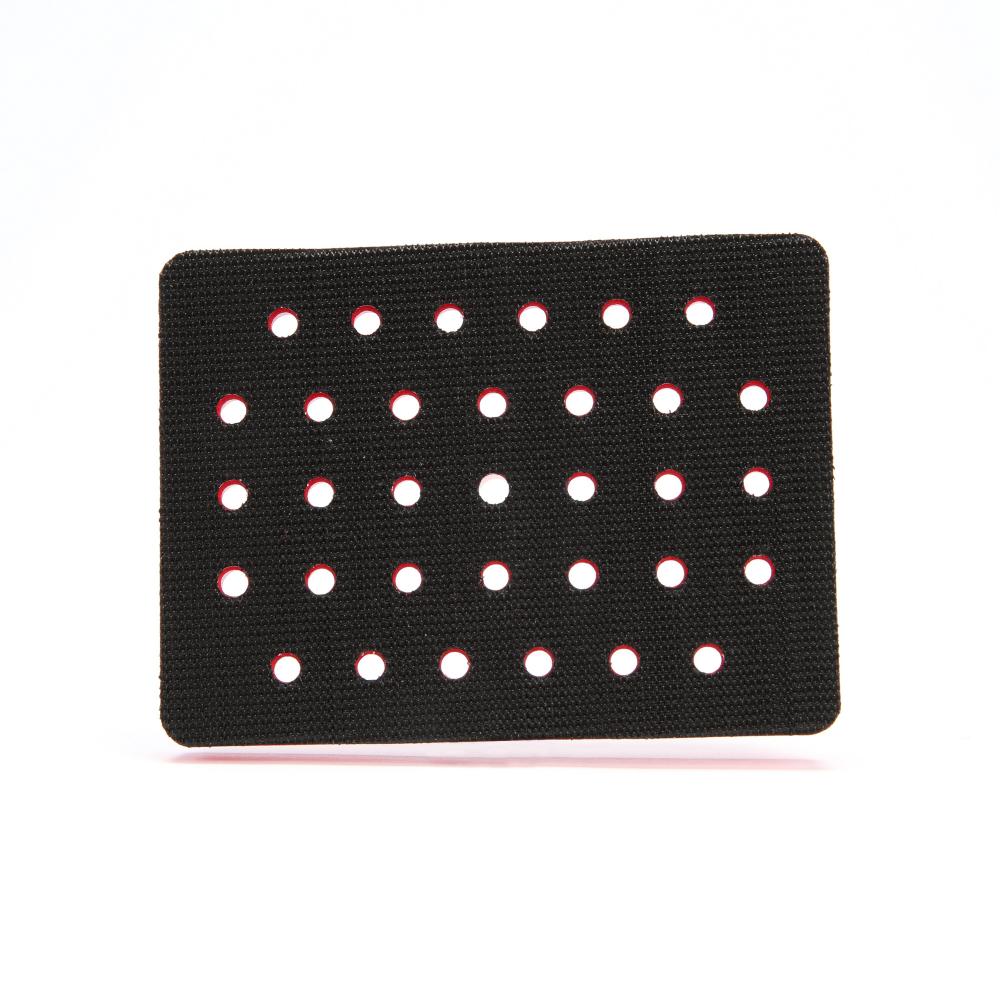3M Hookit Clean Sanding Pad, 20435, red, 3 in x 4 in x 1/2 in, 33 holes<span class=' ItemWarning' style='display:block;'>Item is usually in stock, but we&#39;ll be in touch if there&#39;s a problem<br /></span>