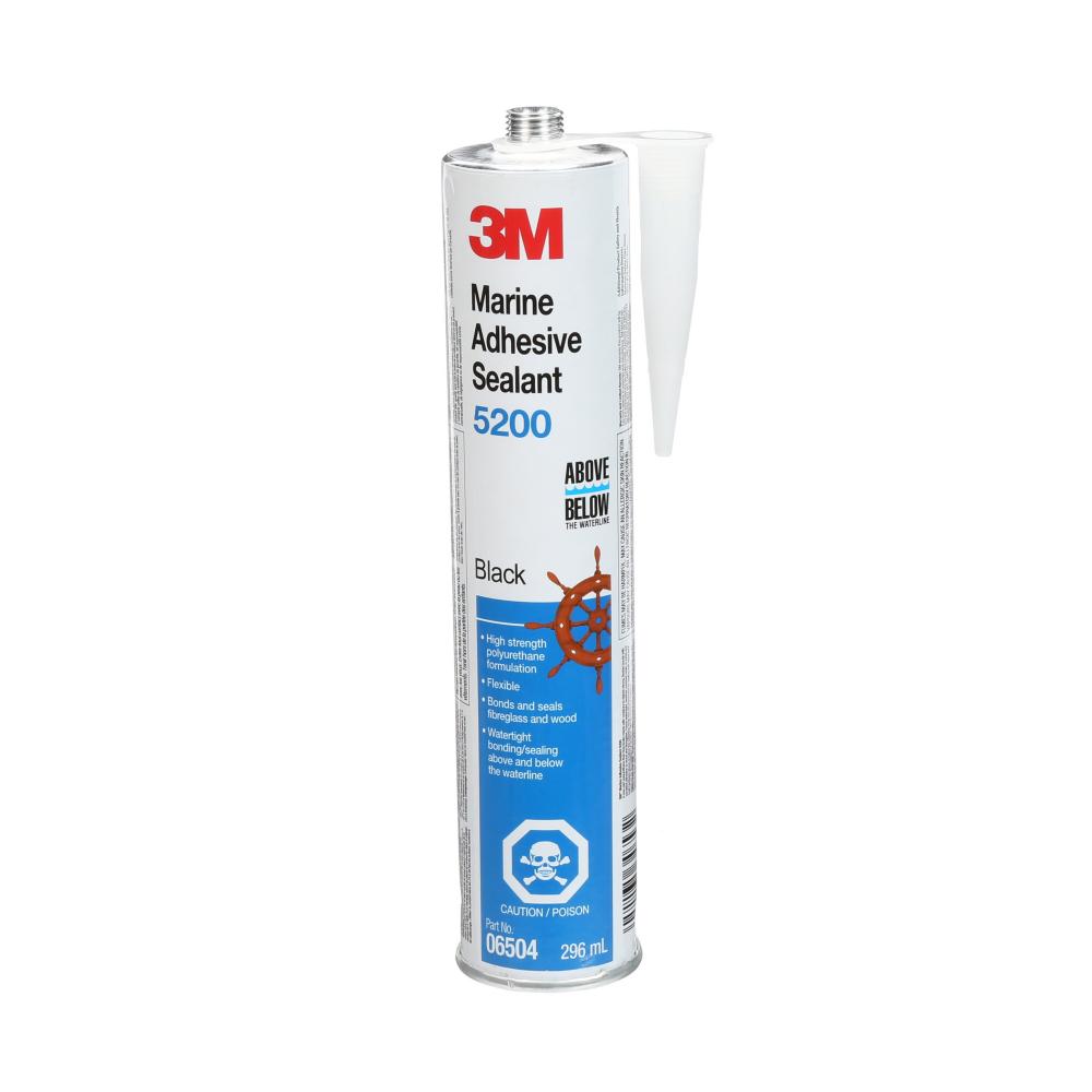 3M Marine Adhesive Sealant, 5200, black, 10 fl oz (296 mL), cartridge<span class=' ItemWarning' style='display:block;'>Item is usually in stock, but we&#39;ll be in touch if there&#39;s a problem<br /></span>