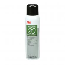 3M 20-20OZ-IND - 3M™ Heavy Duty 20 Spray Adhesive, clear, 13.8 oz.