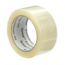 3M 369-48X100 - 3M™ Tartan™ Box Sealing Tape, 369, clear, 48 mm x 100 m, 36 per case