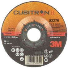 3M AB82279 - 3M Cubitron II Cut and Grind Wheel, 82279, T27, black, 4 1/2 in x 1/8 in x 7/8 in