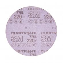 3M 775L - 3M Cubitron II Hookit Film Disc 775L, film backing, 220+, 3 MIL, 6 in x NH, 152.4 mm x NH
