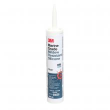 3M 8029 - 3M Marine Grade Silicone Sealant, PN08029, clear, 0.1 gal (378.54 mL)