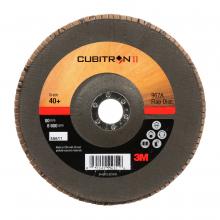 3M AB55611 - 3M™ Cubitron™ II Flap Disc, 967A, T27, 40+, Y-weight, 7 in x 7/8 in