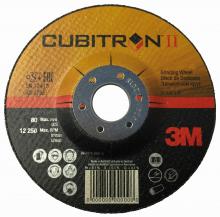 3M AB64315 - 3M™ Cubitron™ II Depressed Center Grinding Wheel, 64315, T27, black, 7 in x 1/4 in x 7/
