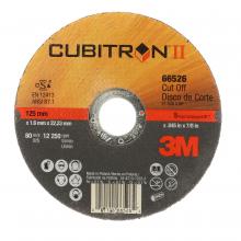 3M AM24774 - 3M™ Cubitron™ II Cut-Off Wheel, 66526, T1, black, 5 in x 0.05 in x 7/8 in (12.70 cm x 1