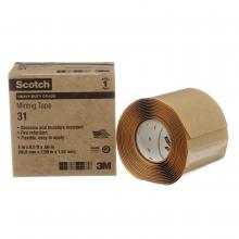 3M 7000031769 - Scotch® Heavy Duty Mining Tape, 31, black, 60 mil (1.52 mm), 2 in x 8.5 ft (50.8 mm x 2.6 m)