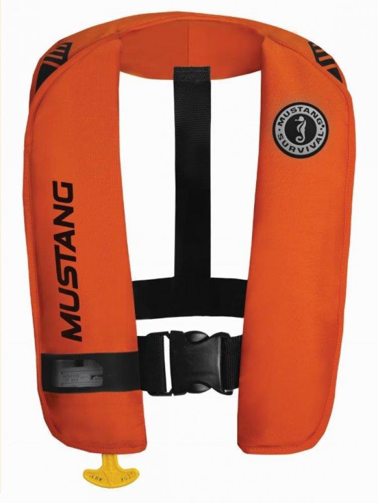 M.I.T. 100 Automatic Inflatable PFD (Orange-Black)<span class=' ItemWarning' style='display:block;'>Item is usually in stock, but we&#39;ll be in touch if there&#39;s a problem<br /></span>