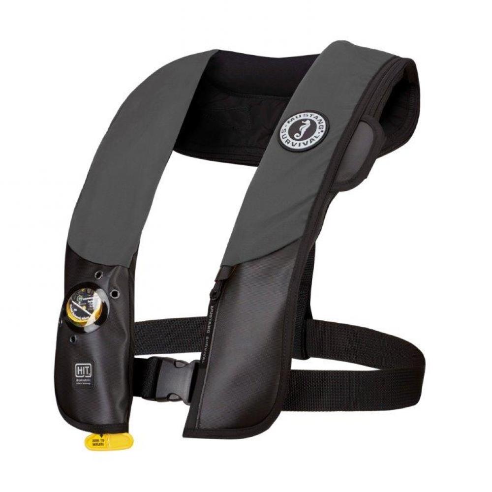 HIT™ Hydrostatic Inflatable PFD (Gray-Black)<span class=' ItemWarning' style='display:block;'>Item is usually in stock, but we&#39;ll be in touch if there&#39;s a problem<br /></span>