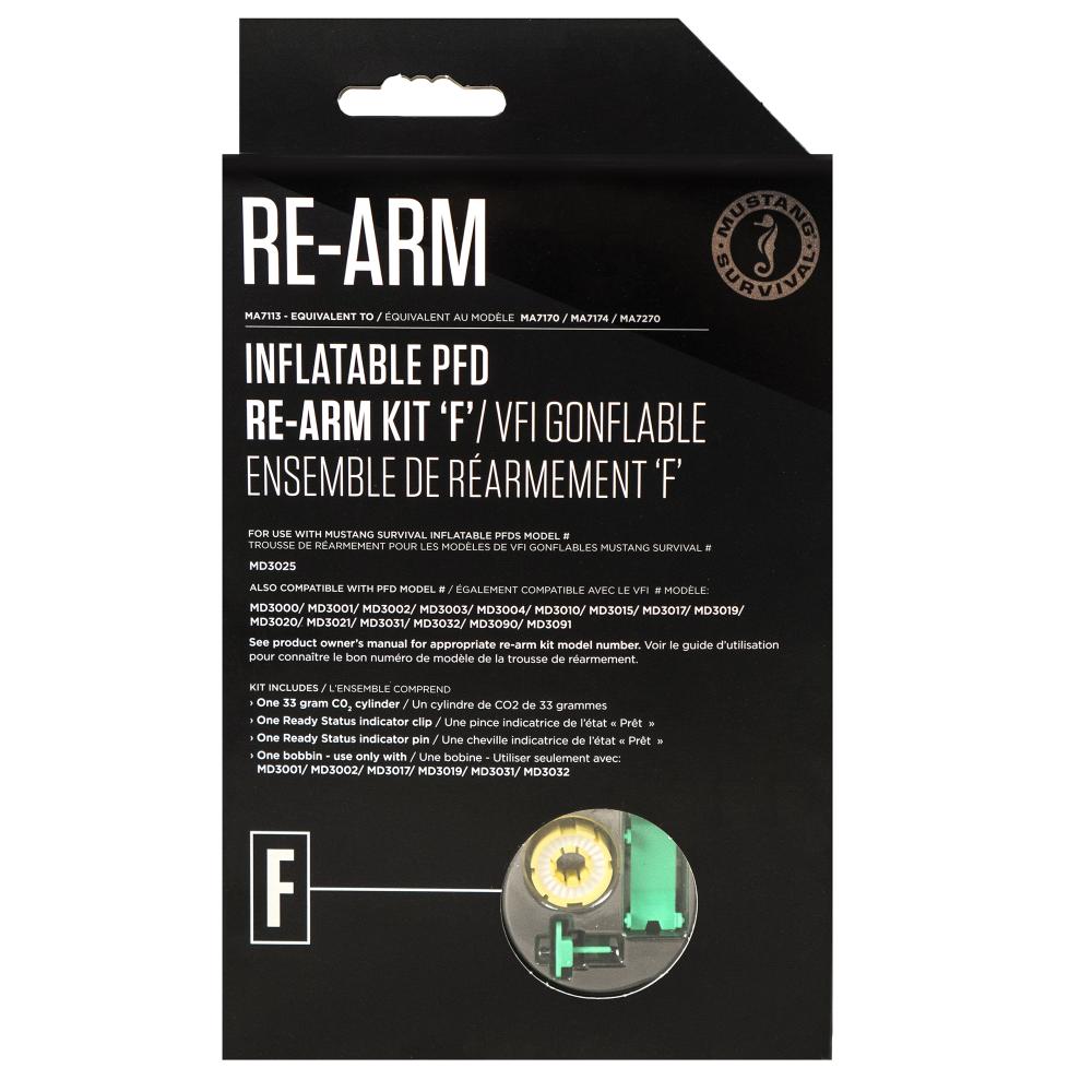 Re-Arm Kit F - 33g Auto/Manual (No Bayonet)<span class=' ItemWarning' style='display:block;'>Item is usually in stock, but we&#39;ll be in touch if there&#39;s a problem<br /></span>