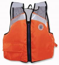 Mustang Survival MV1255T1_2_XL - Industrial Mesh Vest (Orange - XL)