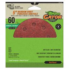 Rust-Oleum 3725012I - GATOR 5-INCH 8-HOLE GRIT MEDIUM 5 PACK