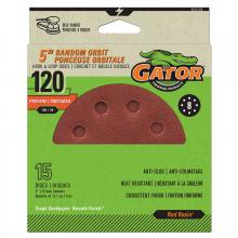 Rust-Oleum 4141012I - GATOR 5-INCH 8-HOLE 0 GRIT FINE 15 PACK