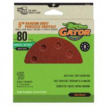 Rust-Oleum 4142012I - GATOR 5-INCH 8-HOLE GRIT MEDIUM 15 PACK