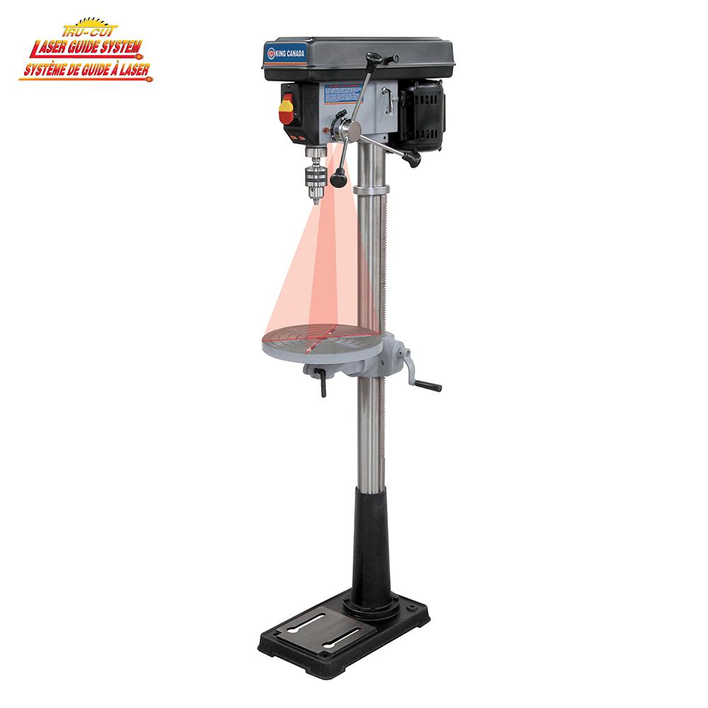 13&#34; Floor model drill press with dual laser guide system<span class=' ItemWarning' style='display:block;'>Item is usually in stock, but we&#39;ll be in touch if there&#39;s a problem<br /></span>