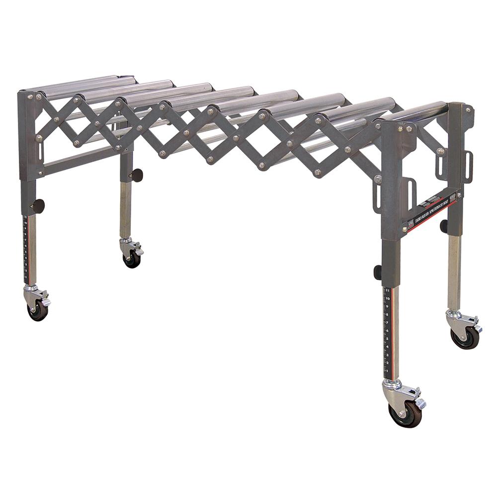Extendable & flexible conveyor roller table<span class=' ItemWarning' style='display:block;'>Item is usually in stock, but we&#39;ll be in touch if there&#39;s a problem<br /></span>