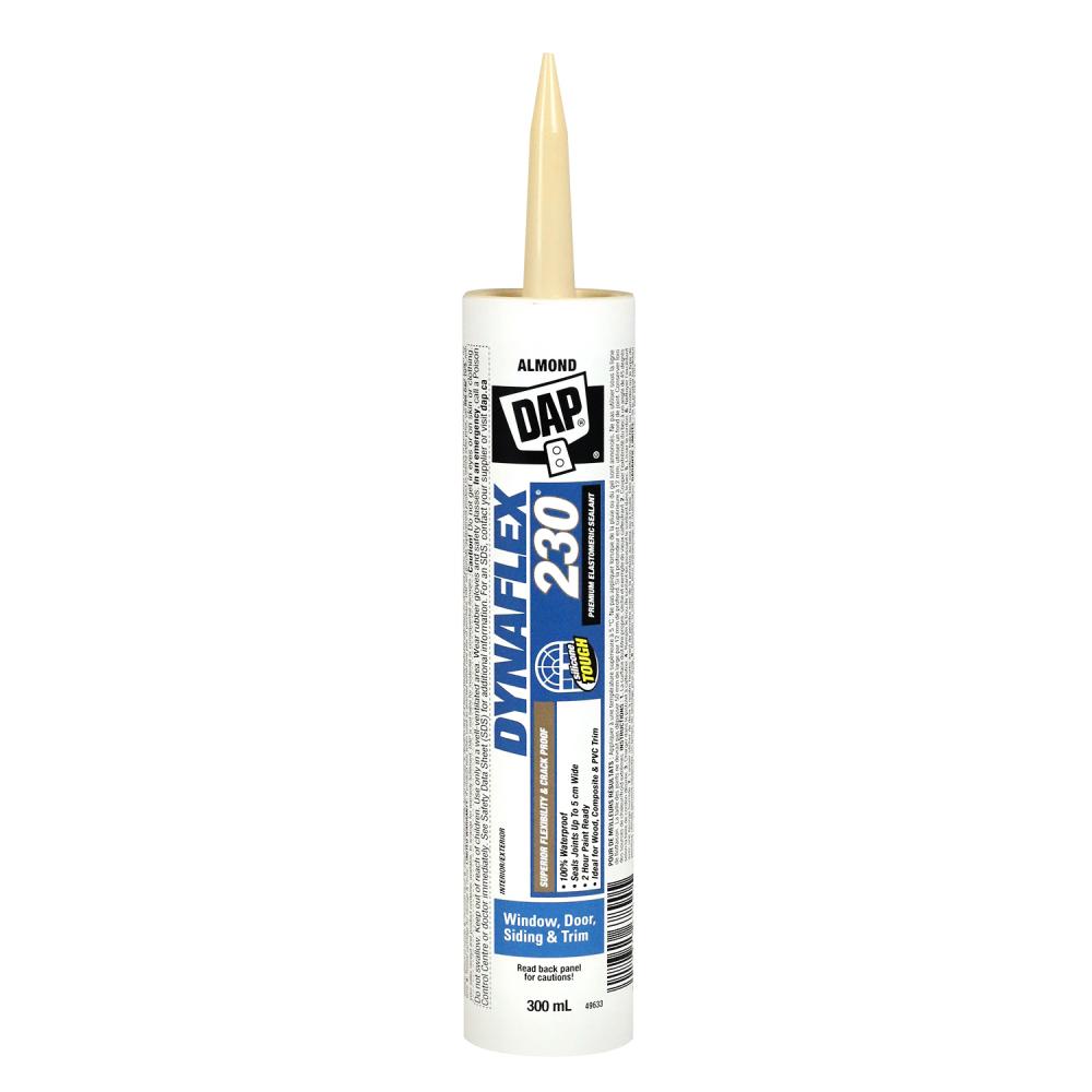 DAP® DYNAFLEX 230 Premium Indoor/Outdoor Elastomeric Sealant, Clear, 300mL<span class=' ItemWarning' style='display:block;'>Item is usually in stock, but we&#39;ll be in touch if there&#39;s a problem<br /></span>