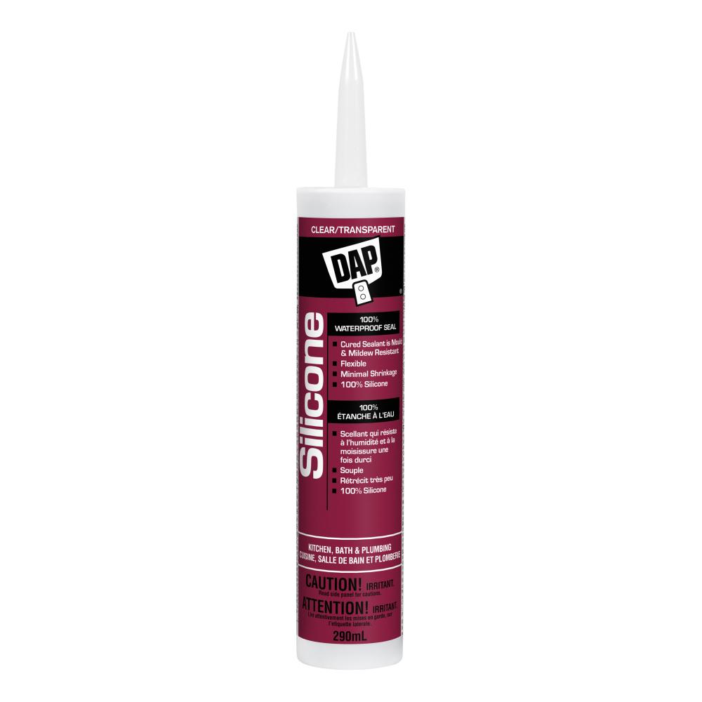 DAP® Window & Door 100% Silicone Sealant, Aluminum, 290mL<span class=' ItemWarning' style='display:block;'>Item is usually in stock, but we&#39;ll be in touch if there&#39;s a problem<br /></span>