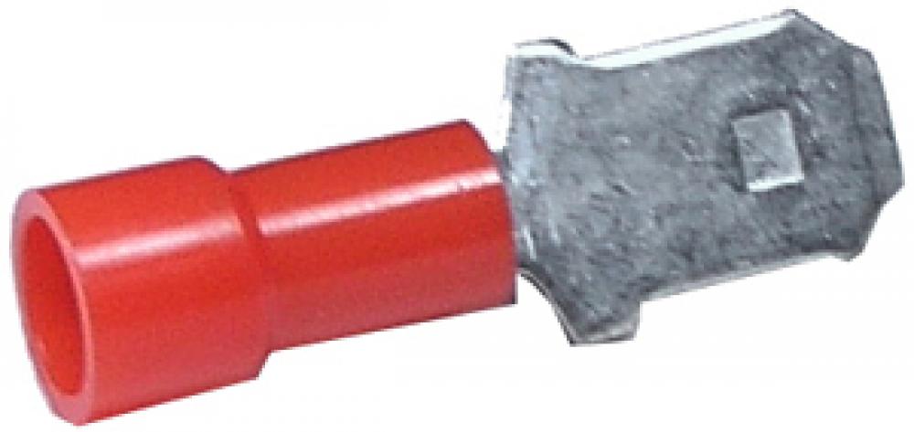 22-18GA .110 MALE QUICK CONNECTORS - RED<span class=' ItemWarning' style='display:block;'>Item is usually in stock, but we&#39;ll be in touch if there&#39;s a problem<br /></span>