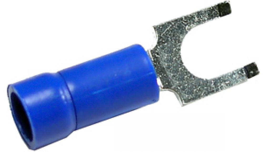 16-14GA #10 FLANGED SPADE CONNECTORS - BLUE<span class=' ItemWarning' style='display:block;'>Item is usually in stock, but we&#39;ll be in touch if there&#39;s a problem<br /></span>