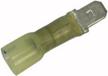 PICO 3756-15 - 12-10GA MALE CRIMP-SOLDER-SEAL QUICK CONNECTORS - YELLOW