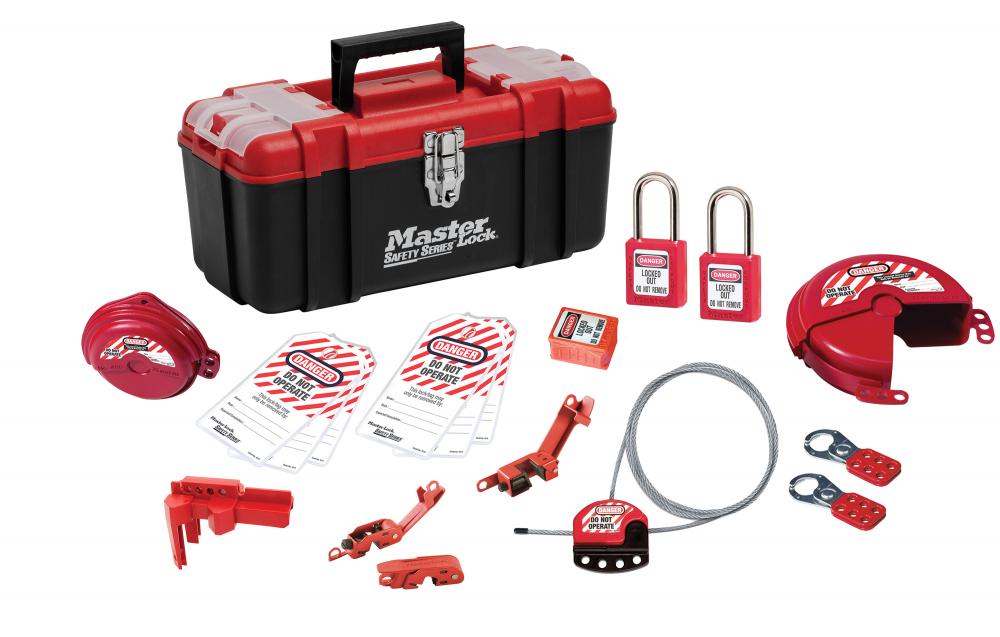Lockout Toolbox with Basic Valve and Electrical Device Assortment<span class=' ItemWarning' style='display:block;'>Item is usually in stock, but we&#39;ll be in touch if there&#39;s a problem<br /></span>