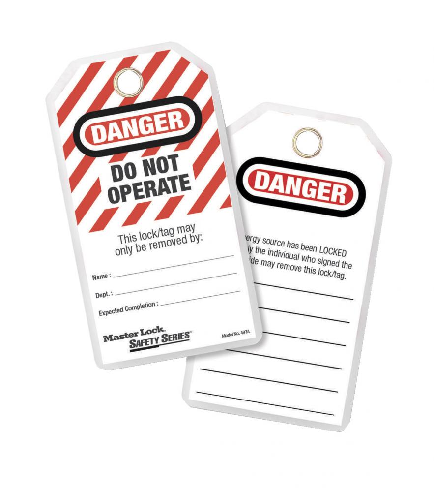 Do Not Operate Safety Tag, English, Laminated<span class=' ItemWarning' style='display:block;'>Item is usually in stock, but we&#39;ll be in touch if there&#39;s a problem<br /></span>