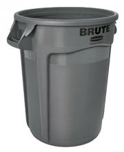 Rubbermaid FG264360GRAY - BRUTE 44 Gallon Gray Round Trash Can