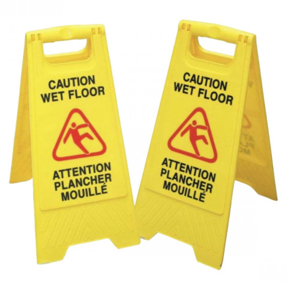 Caution Wet Floor Safety Sign<span class=' ItemWarning' style='display:block;'>Item is usually in stock, but we&#39;ll be in touch if there&#39;s a problem<br /></span>