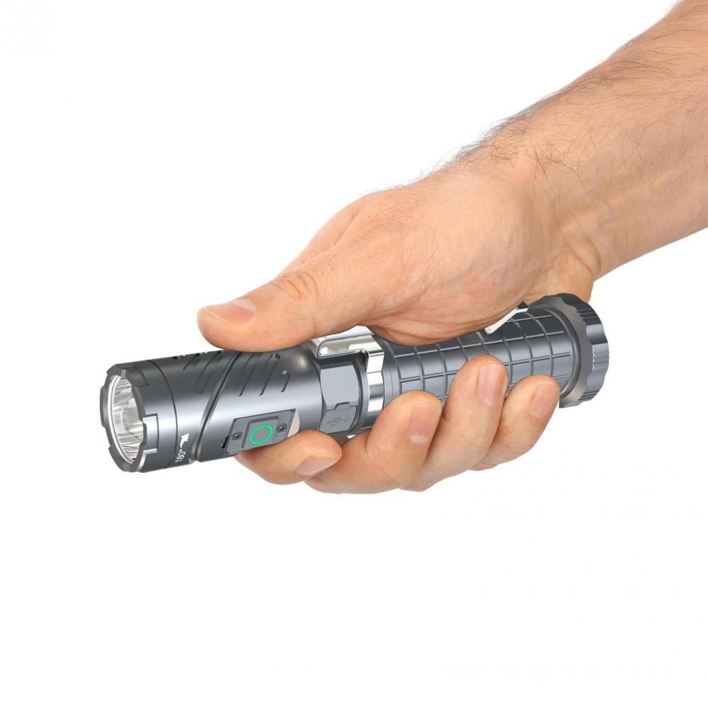 SearchPoint PATROL 1500lm Rechargeable Swivel Head Flashlight<span class=' ItemWarning' style='display:block;'>Item is usually in stock, but we&#39;ll be in touch if there&#39;s a problem<br /></span>