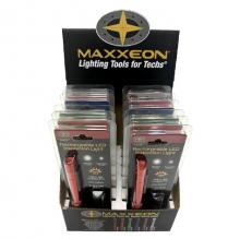 Maxxeon MXN03010 - WorkStar Mixed Display 12-Pack - Rechargeable Penlights USB-C