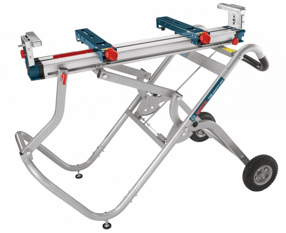 Gravity-Rise Miter Saw Stand with Wheels<span class=' ItemWarning' style='display:block;'>Item is usually in stock, but we&#39;ll be in touch if there&#39;s a problem<br /></span>