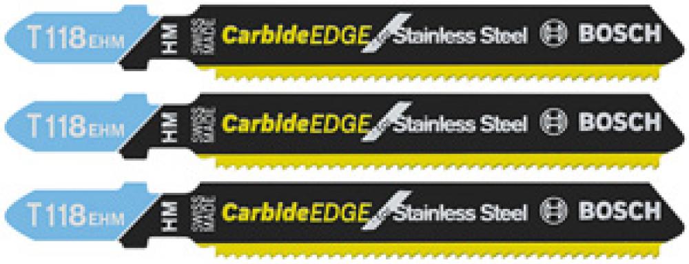 3 pc. 3-1/4&#34; 14 TPI Carbide Edge for Stainless Steel T-Shank Jig Saw Blades<span class=' ItemWarning' style='display:block;'>Item is usually in stock, but we&#39;ll be in touch if there&#39;s a problem<br /></span>