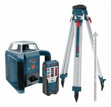 Bosch GRL 400 HCK - Self-Leveling Rotary Laser Complete Exterior Kit